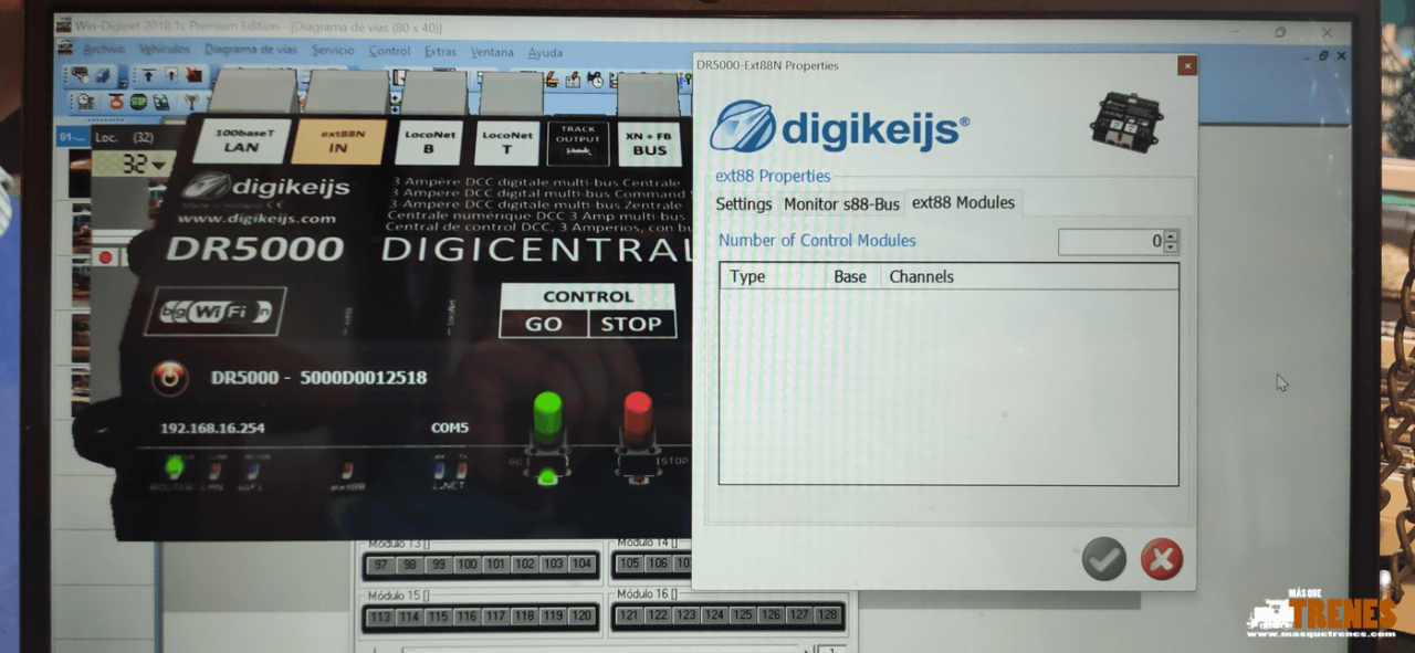 Dr5000 Configurar la central DR5000 con Win-Digipet - Mas Que Trenes